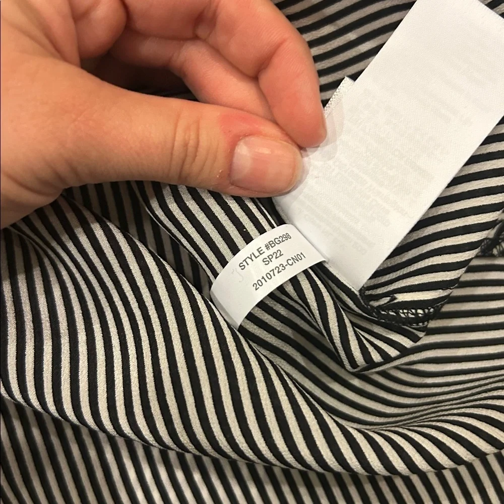 J Crew Classic-fit silk shirt in stripe